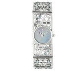 Titan Raga Women's Watch Analog Mother of Pearl Dial With Silver Stainless Steel Band, 9932SM01